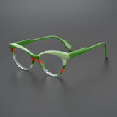 Simon Acetate Cat Eye Glasses Frame Cat Eye Frames Southood Green
